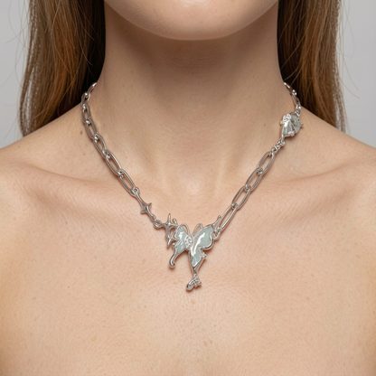 Gyöngyház átjáró nyaklánc