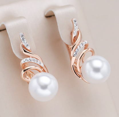 Náušnice Luxusná Záplava