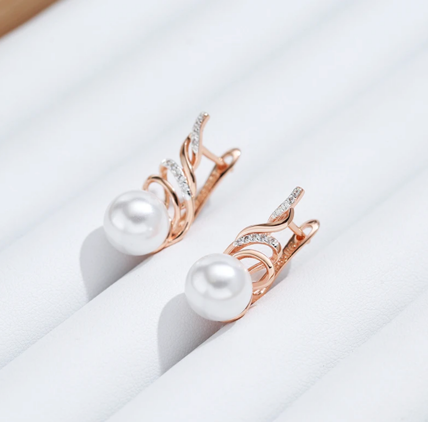 Náušnice Luxusná Záplava