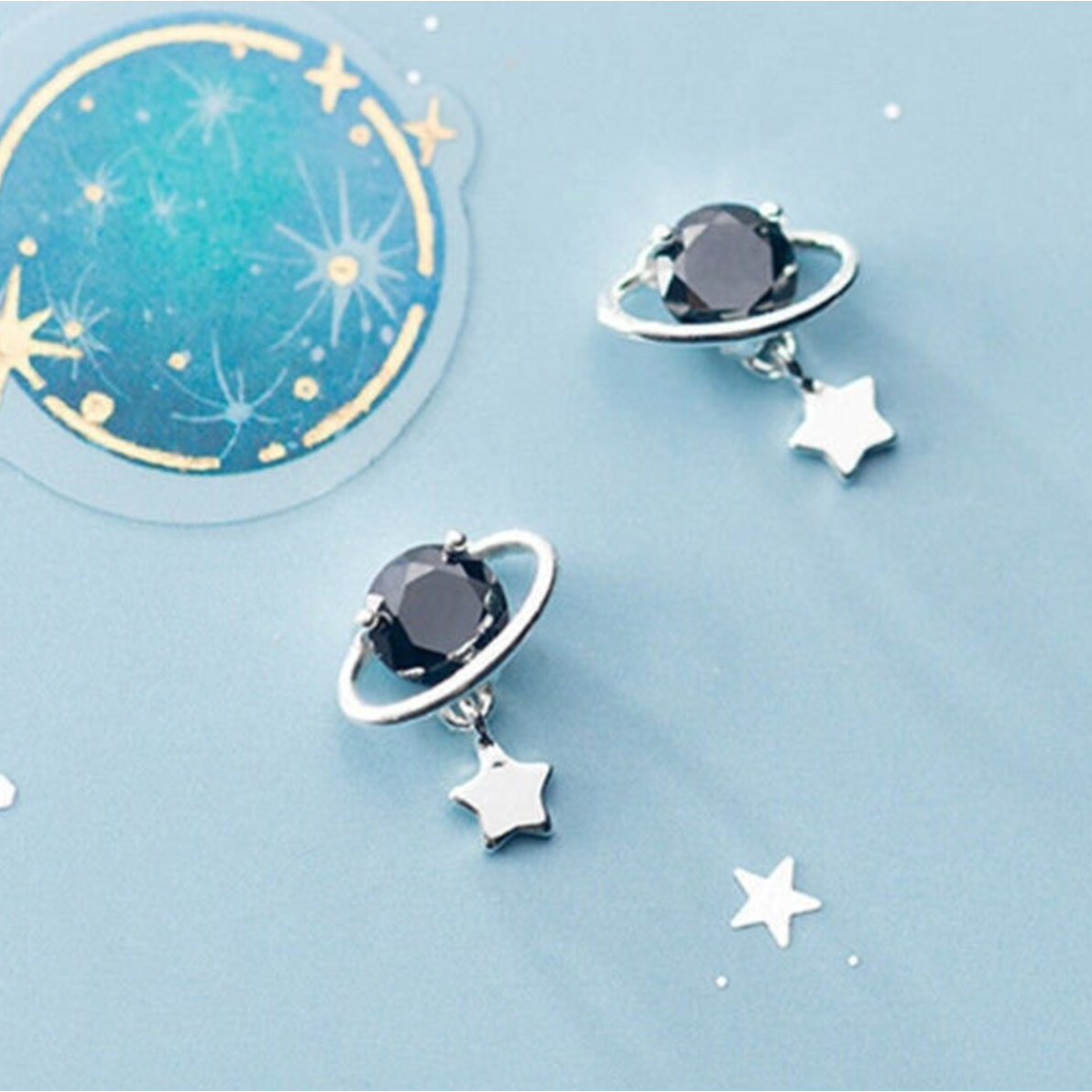 Silver earrings - Emersyn 