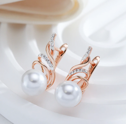 Náušnice Luxusná Záplava