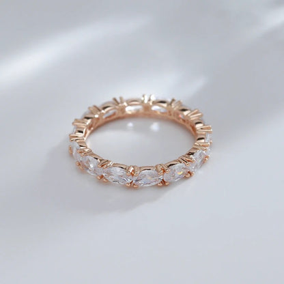 Ring White Elegance Zirconia