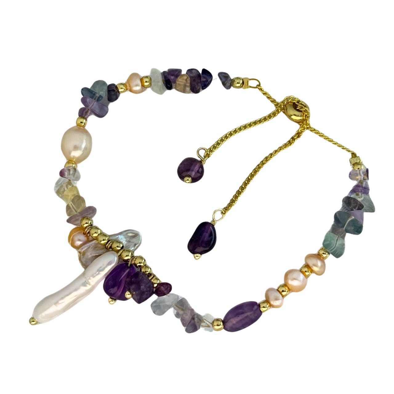 Náramok Fialový Pôvab Ametyst