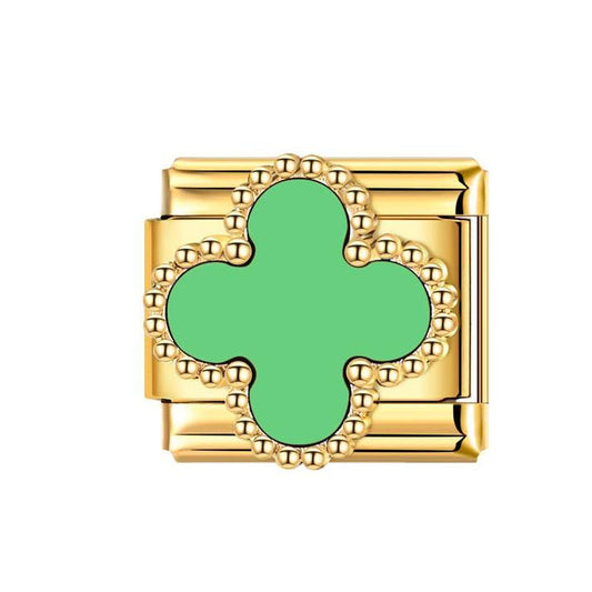 Pandantiv Trifoi Verde Deschis