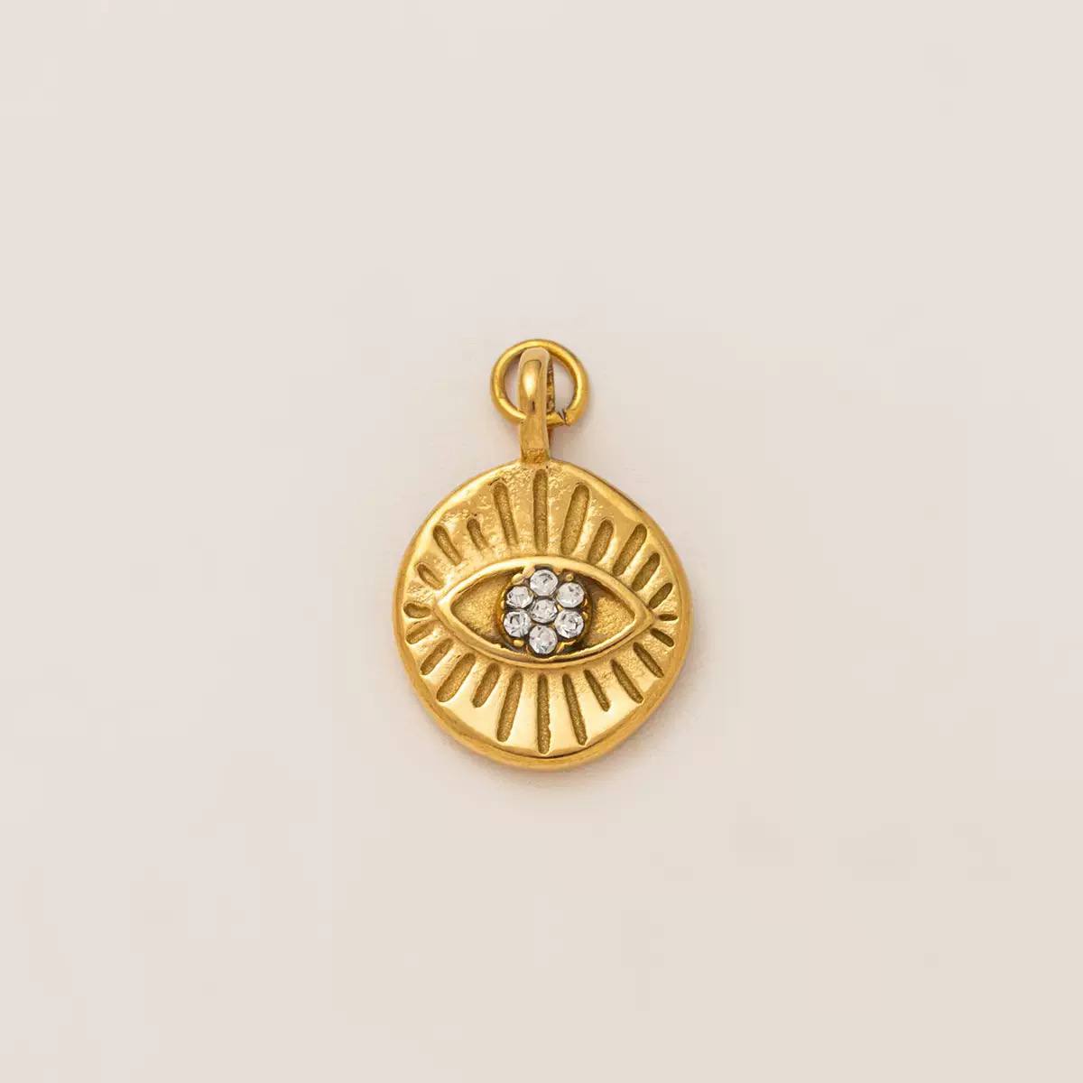 Prívesok Evil Eye Zirconia Gold