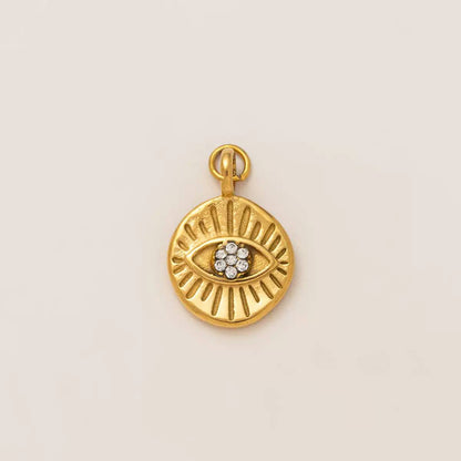 Prívesok Evil Eye Zirconia Gold