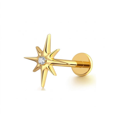Labret de aur „North Star”