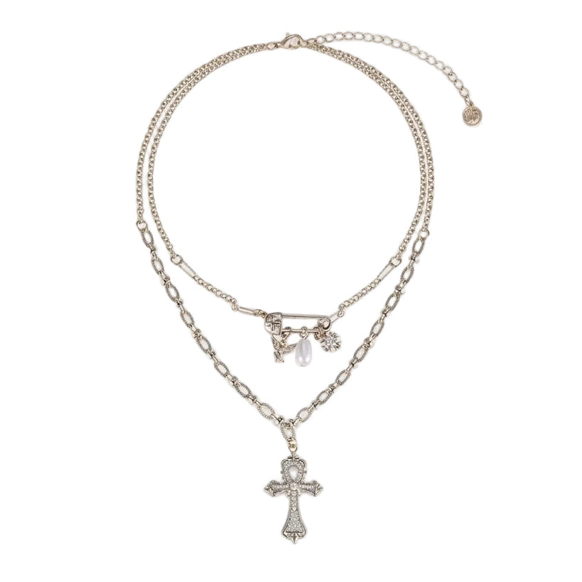 Dupla Medál gyönggyel Ezüst Harmónia