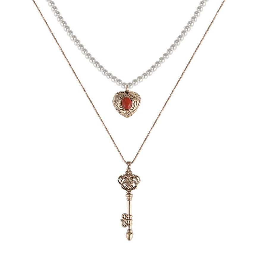 Kétrétegű Romantikus vonal nyaklánc