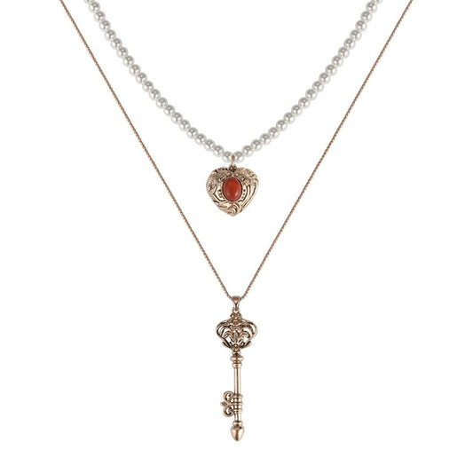 Dvojvrstvový náhrdelník Romantická línia