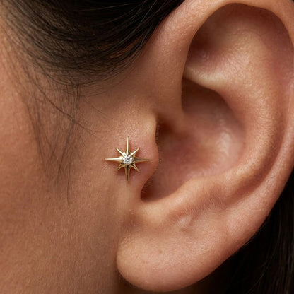 Labret de aur „North Star”