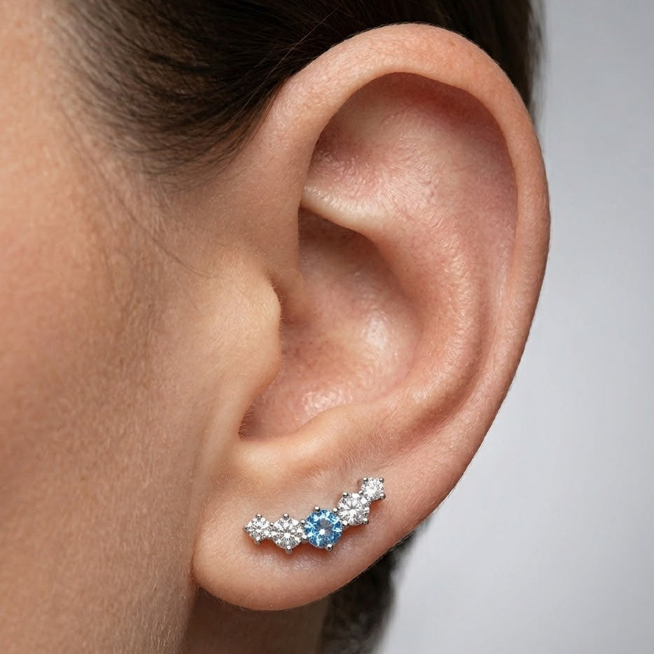 Azúrkék kaszkád 'Titanium'