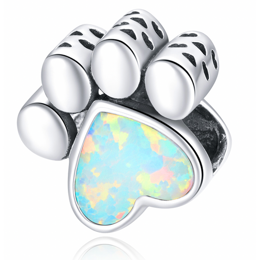 Koralik w kształcie łapy 