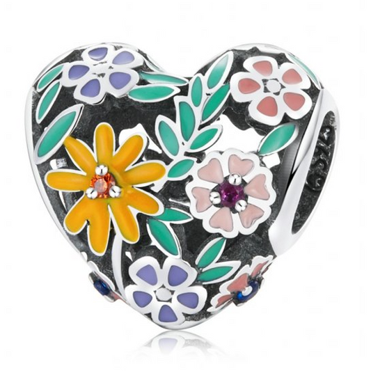 Virágos Szív Gyöngy